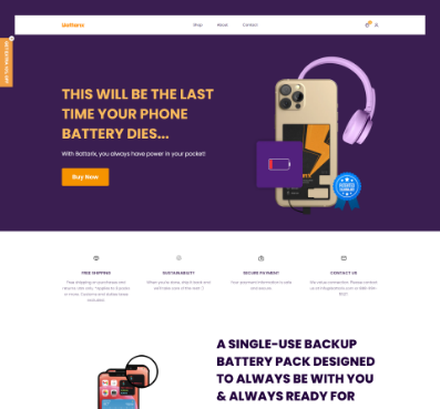 Screenshot of Batterix web app